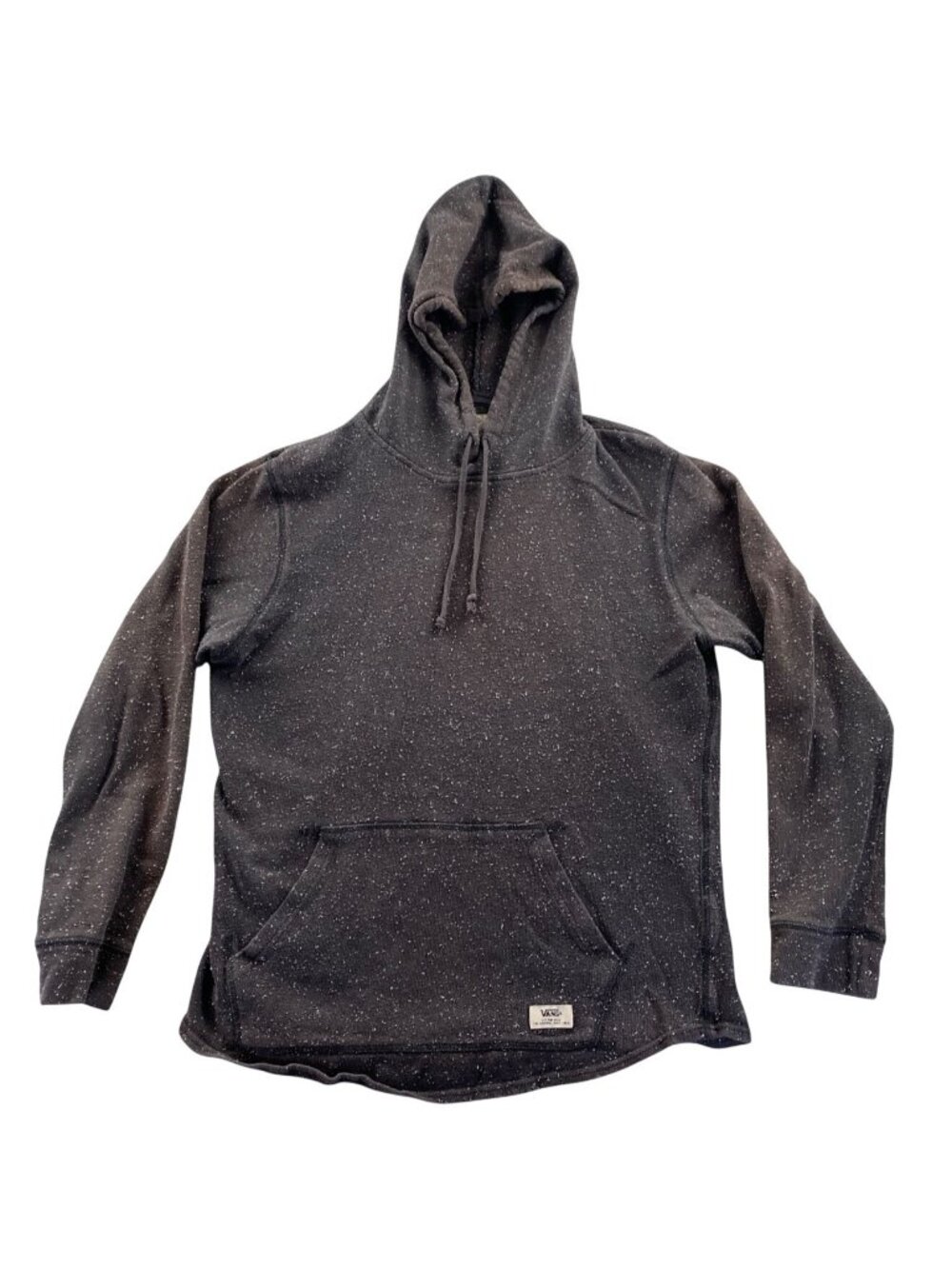 Vans Mens Hoodie Sweatshirt Medium Black Pullover Classic Casual Long Sleeve
